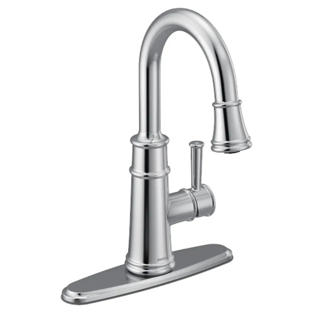 Moen Belfield 1.5 GPM Single Hole Pull Down Bar Kitchen Faucet