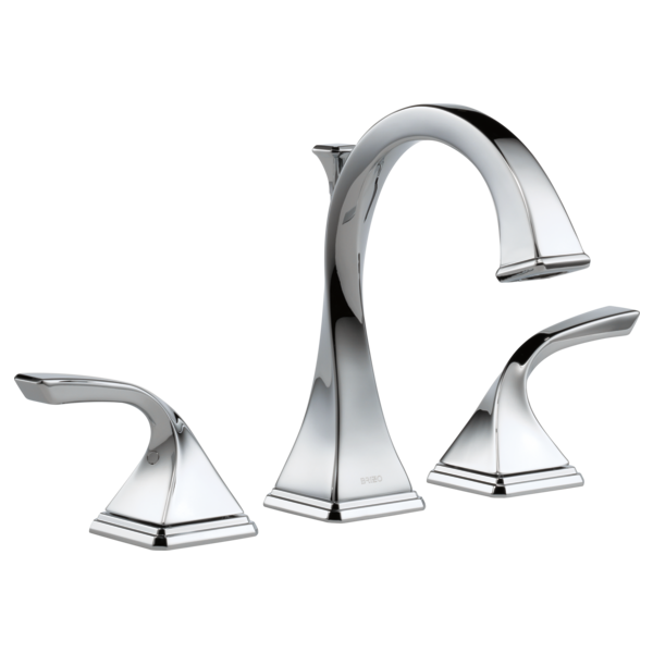 Brizo Virage Widespread Bathroom Faucet with Pop-Up Drain Assembly - Limited Lifetime Warranty