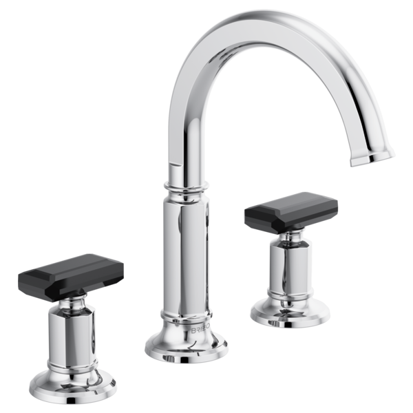 Brizo Invari 1.2 GPM Widespread Bathroom Faucet, Less Drain Assembly and Handles - Limited Lifetime Warranty