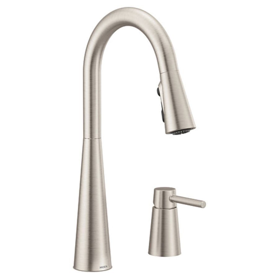 Moen 1.5 GPM Sleek One Handle High Arc Pulldown Kitchen Faucet