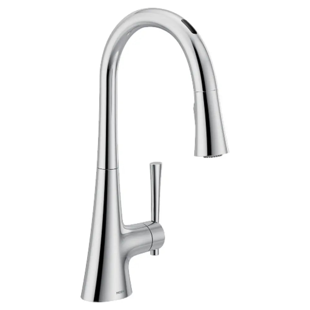 Moen Kurv Smart Faucet 1.5 GPM Single Hole Pull Down Kitchen Faucet with Voice Control