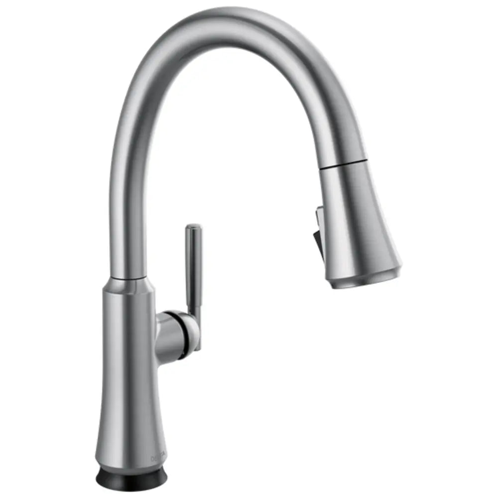 Delta Coranto 1.8 GPM Single Hole Pull Down Touchless Kitchen Faucet with Touch2O, Diamond Seal, and ShieldSpray Technologies - Includes Escutcheon