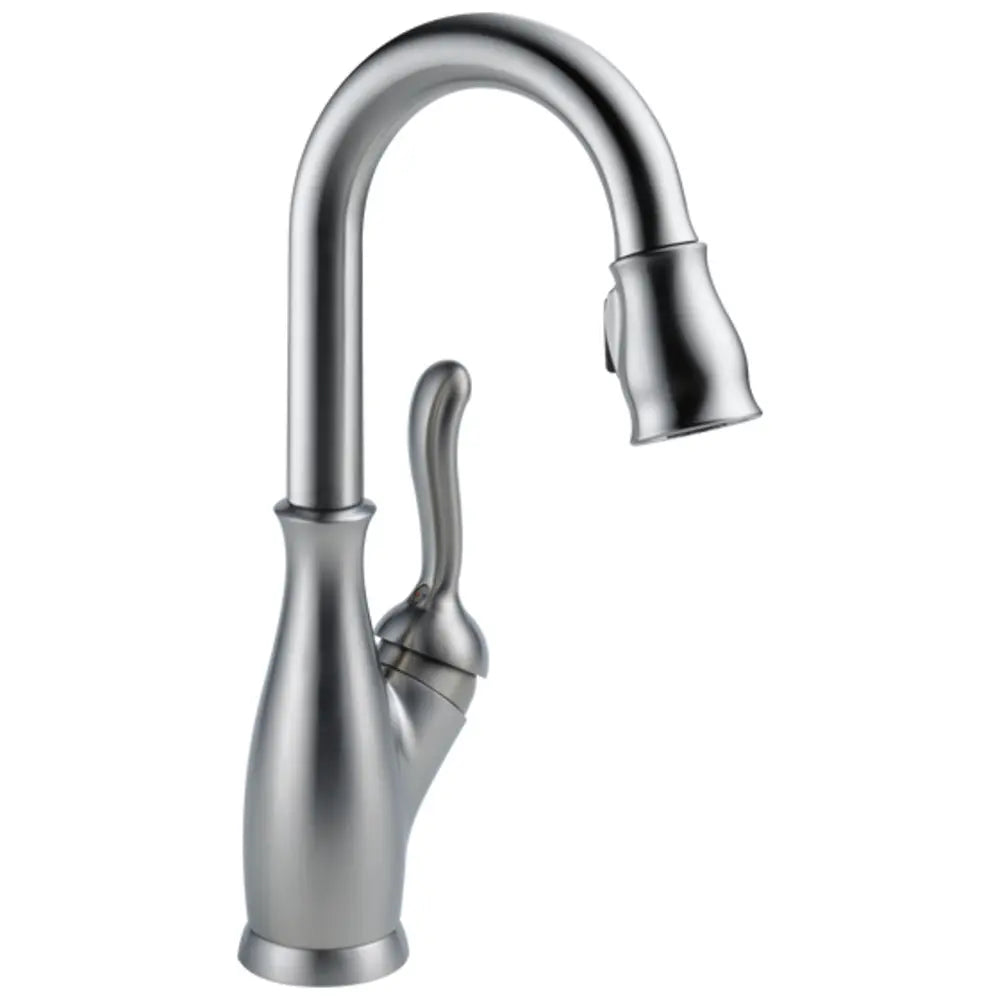 Delta Leland Pull-Down Spray Bar/Prep Faucet with Diamond Seal Technology, Touch Clean, and MagnaTite Docking Technology
