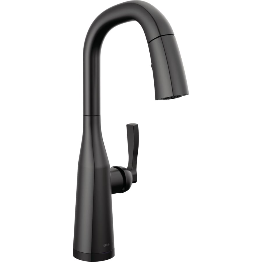 Delta Stryke 1.8 GPM Pull-Down Bar/Prep Faucet with On/Off Touch Activation and Magnetic Docking Spray Head