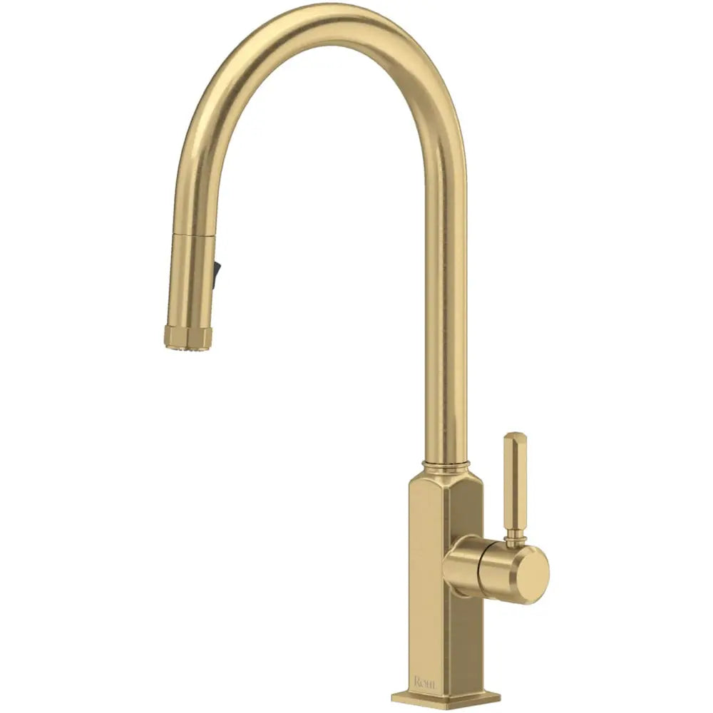 Rohl Apothecary 1.8 GPM Single Hole Pull Down Kitchen Faucet