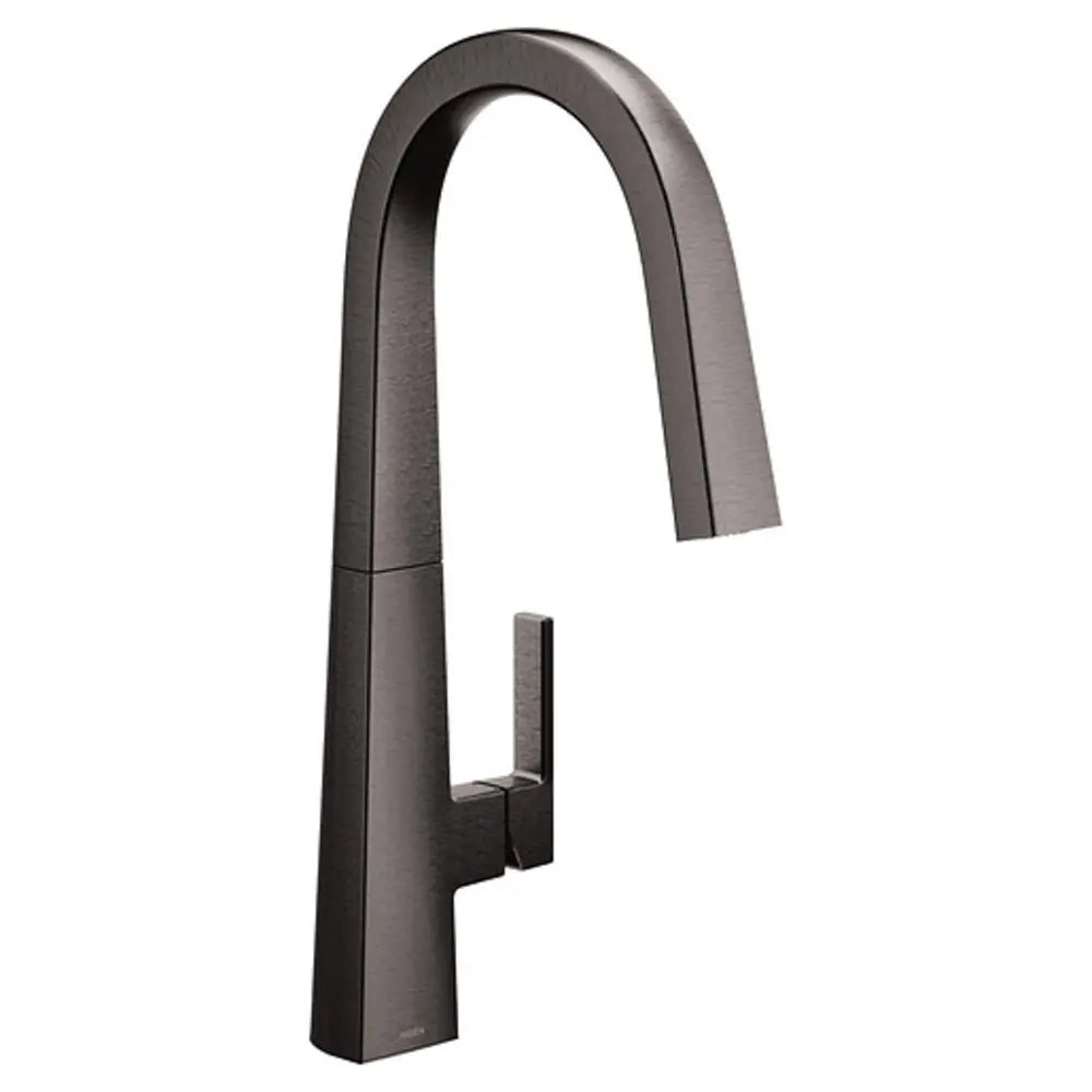 Moen Nio 1.5 GPM Deck Mounted Pull Down Kitchen Faucet with Power Clean, Duralock, Duralast, and Reflex Technology