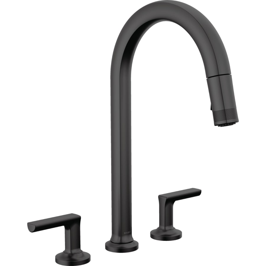 Brizo Kintsu 1.8 GPM Widespread Pull Down Kitchen Faucet with Arc Spout - Less Handles