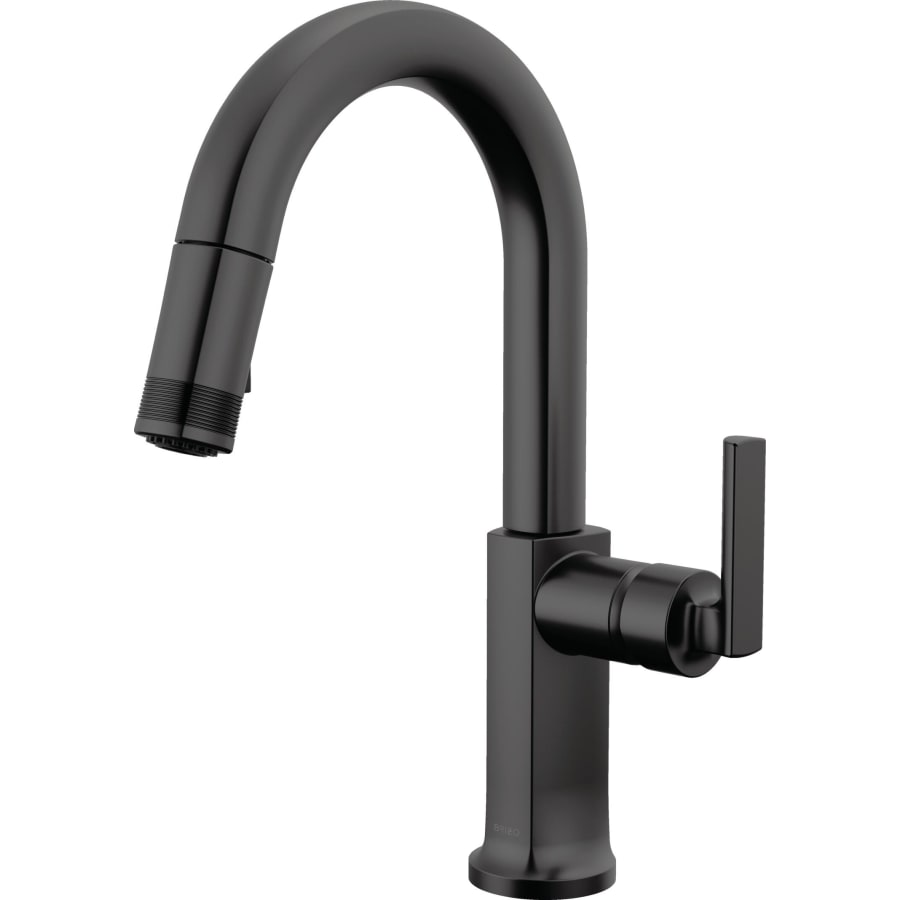 Brizo Kintsu 1.8 GPM Single Hole Pull Down Prep/Bar Faucet with Arc Spout - Less Handle