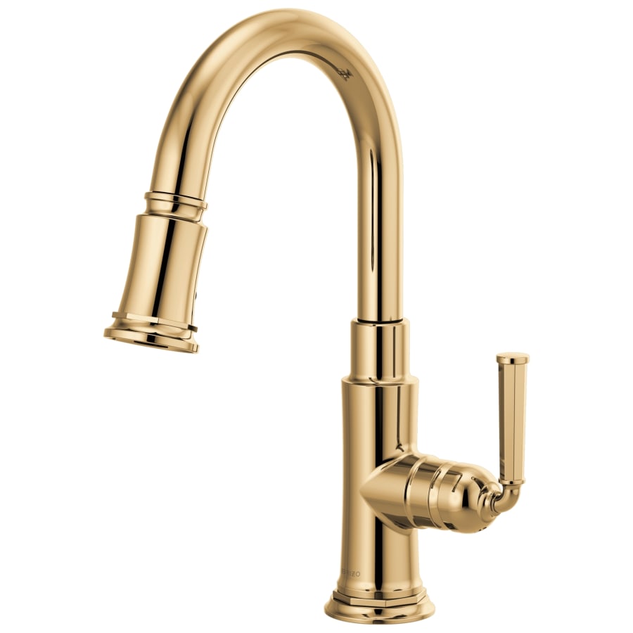 Brizo Rook 1.8 GPM Single Hole Pull Down Prep Kitchen Faucet with MagneDock - Limited Lifetime Warranty
