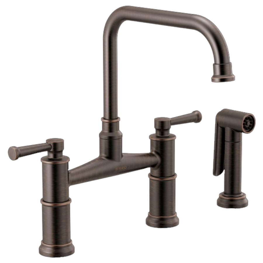 Brizo Artesso Bridge Kitchen Faucet with Side Spray - Limited Lifetime Warranty