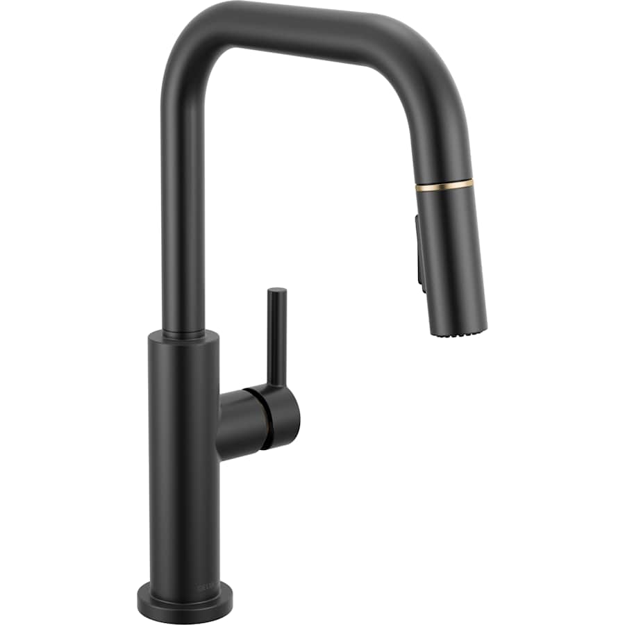 Delta Nicoli 1.8 GPM Single Hole Pull Down Kitchen Faucet - Includes Escutcheon