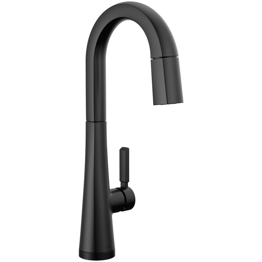Delta Monrovia 1.8 GPM Deck Mounted Pull Down Bar Faucet with DIAMOND Seal, Touch-Clean, MagnaTite, and Touch2O Technologies