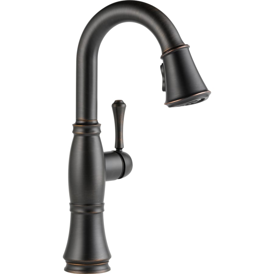 Delta Cassidy Pull-Down Bar/Prep Faucet with Magnetic Docking Spray Head - Includes Lifetime Warranty