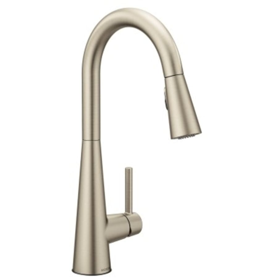 Moen Sleek 1.5 GPM Single Hole Pull Down Kitchen Faucet - Includes Escutcheon