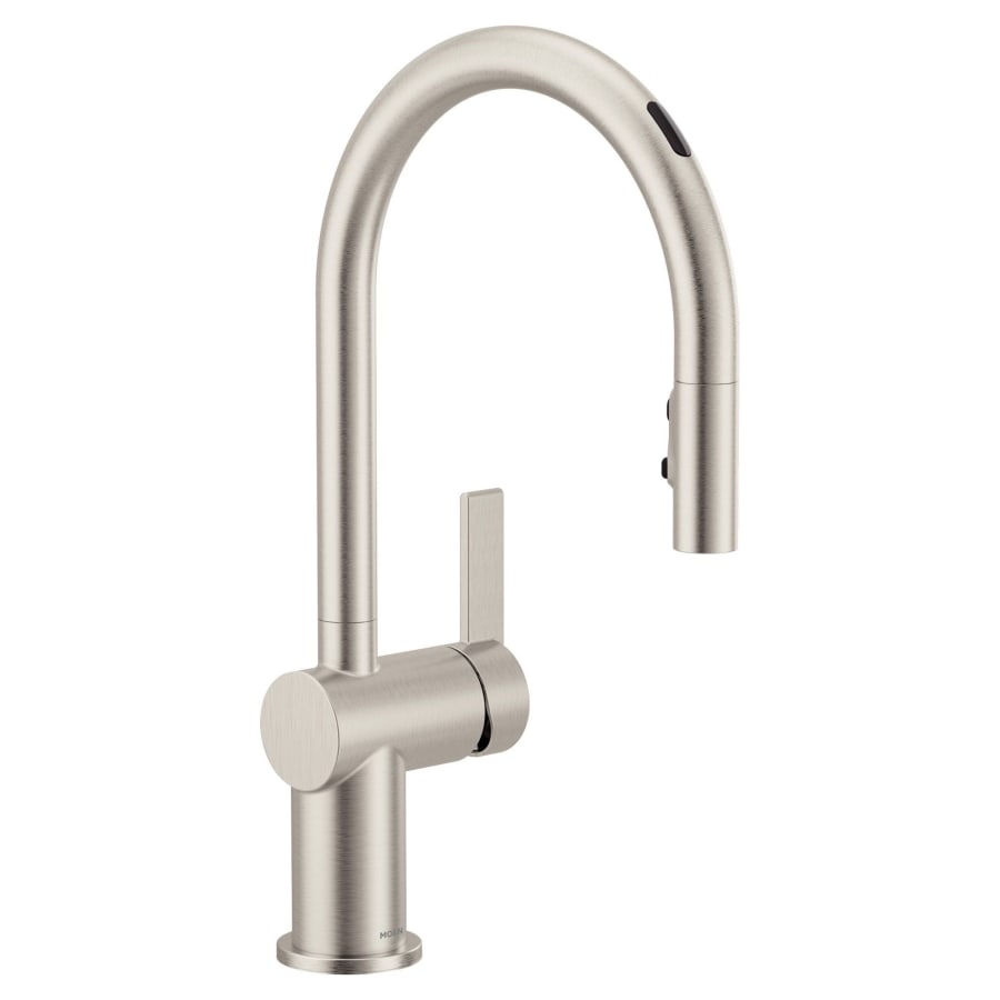 Moen Cia 1.5 GPM Single Hole Pull Down Kitchen Faucet with Voice Activation