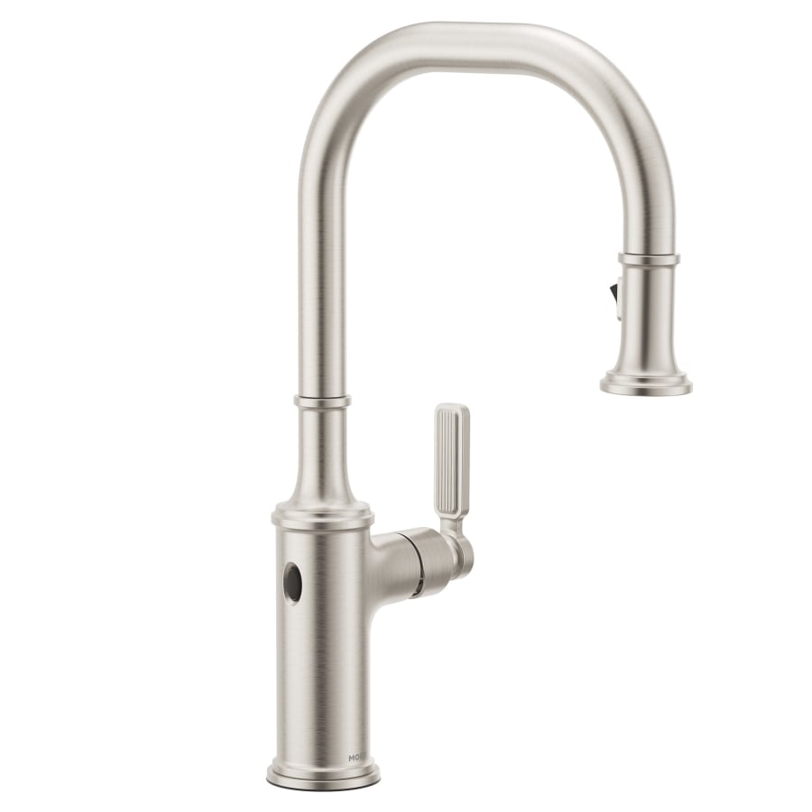 Moen Smyth 1.5 GPM Single Hole Pull Down Kitchen Faucet with MotionSense Wave and Power Clean