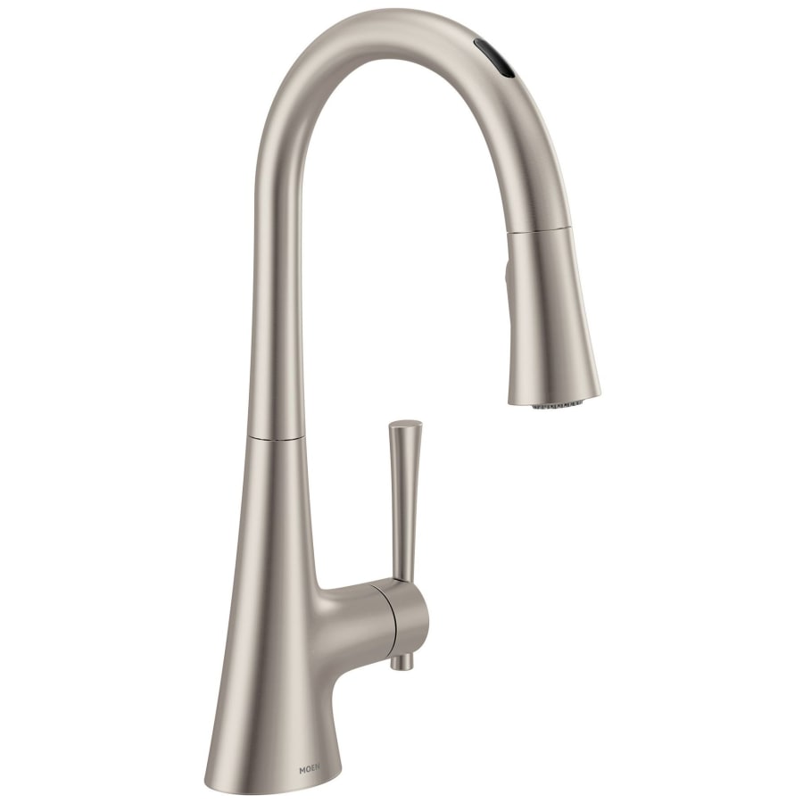 Moen Kurv Smart Faucet 1.5 GPM Single Hole Pull Down Kitchen Faucet with Voice Control