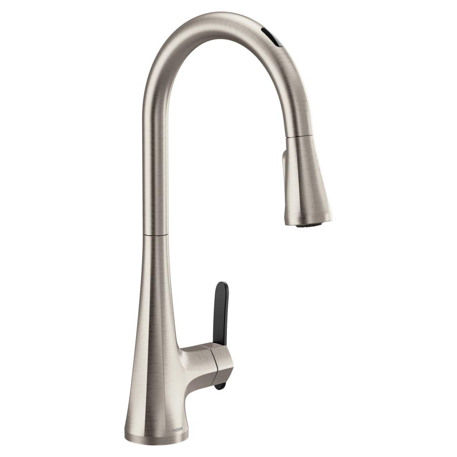 Moen Sinema 1.5 GPM Single Hole Pull Down Smart Kitchen Faucet with Motion Control and Voice Activation - Includes Escutcheon