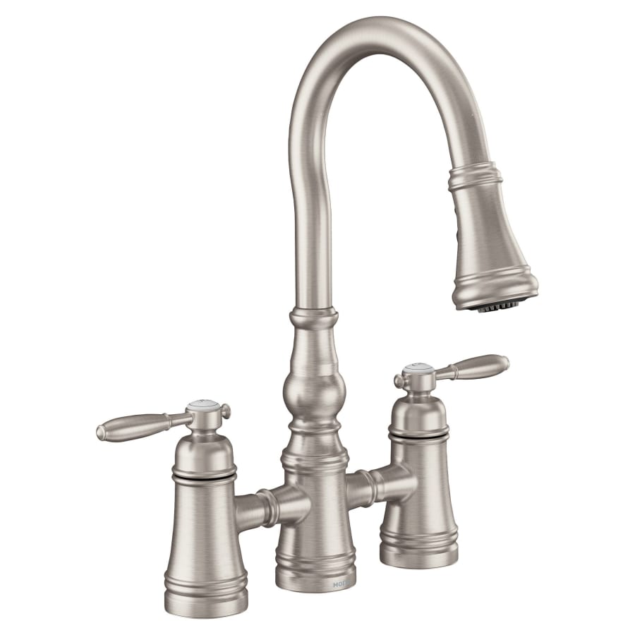Moen Weymouth 1.5 GPM Bridge Pull Down Kitchen Faucet