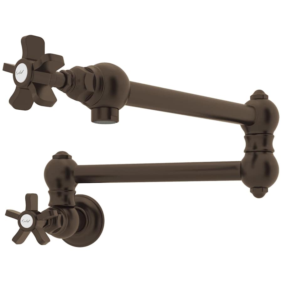 Rohl Italian Country Kitchen 1.5 GPM Wall Mounted Single Hole Pot Filler