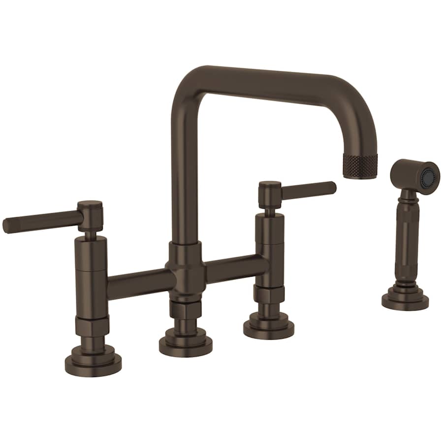 Rohl Campo 1.5 GPM Widespread Bridge Kitchen Faucet - Includes Side Spray