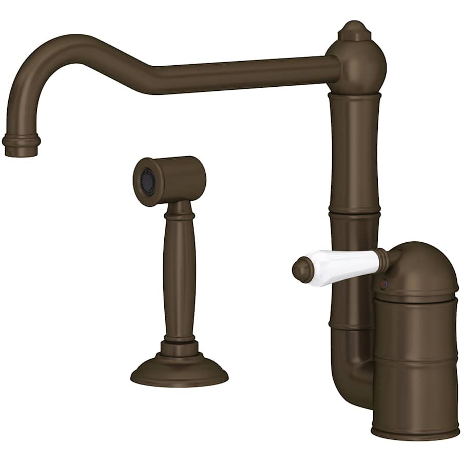 Rohl Acqui 1.5 GPM Single Hole Kitchen Faucet - Includes Side Spray