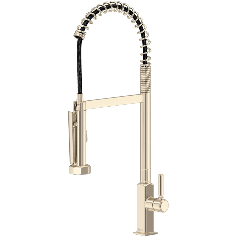 Rohl Apothecary 1.8 GPM Single Hole Pre-Rinse Pull Down Kitchen Faucet