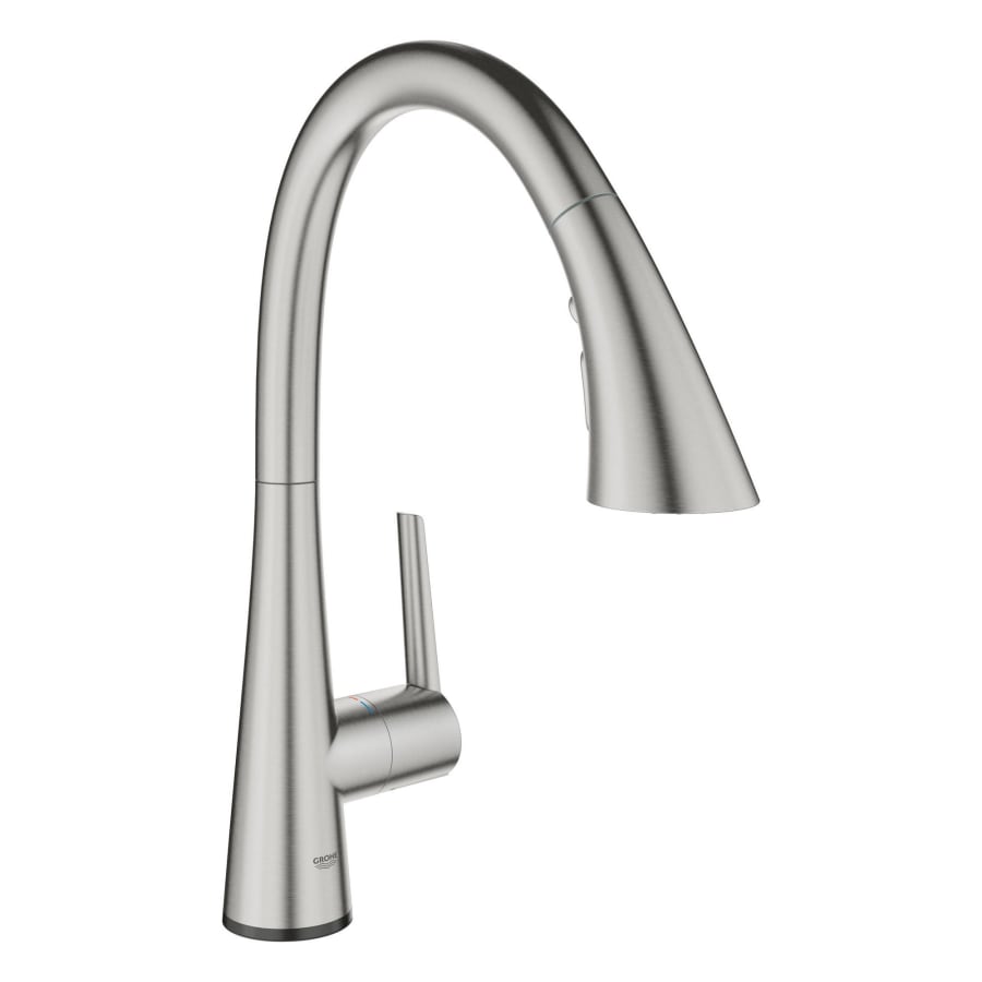 Grohe Zedra 1.75 GPM Single Hole Pull Down Touch Activated Kitchen Faucet with SilkMove Technology