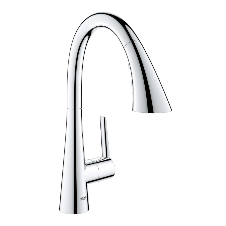 Grohe Zedra 1.75 GPM Single Hole Pull Down Bar Faucet with SilkMove Technology