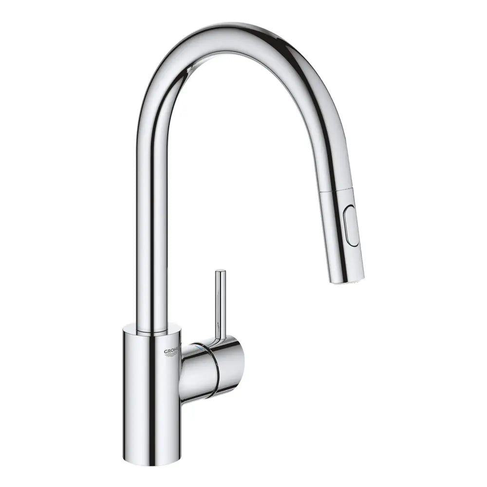 Grohe Concetto 1.5 GPM Single Hole Pull Down Kitchen Faucet