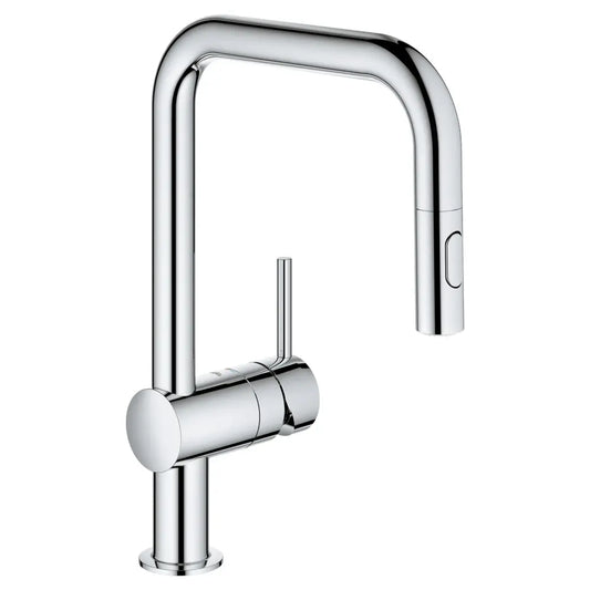 Grohe Minta 1.75 GPM Single Hole Pull Down Kitchen Faucet