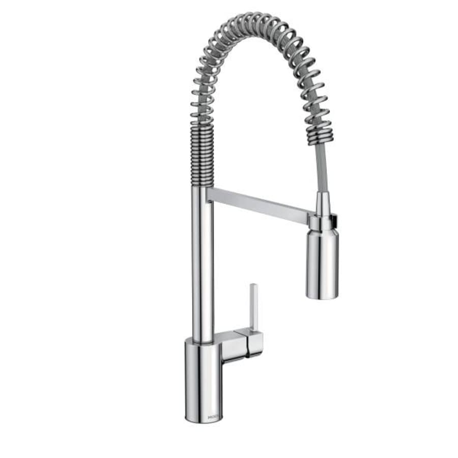 Moen Align 1.5 GPM Single Hole Pre-Rinse Pull Down Kitchen Faucet with Power Boost