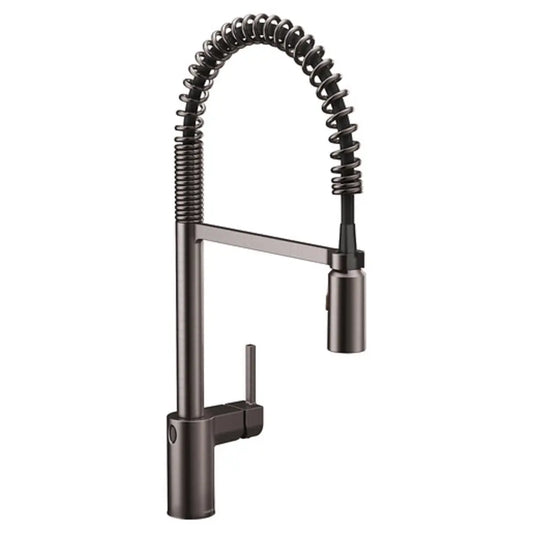 Moen Align 1.5 GPM Single Hole Pre-Rinse Pull Down Kitchen Faucet with MotionSense Wave and Power Clean