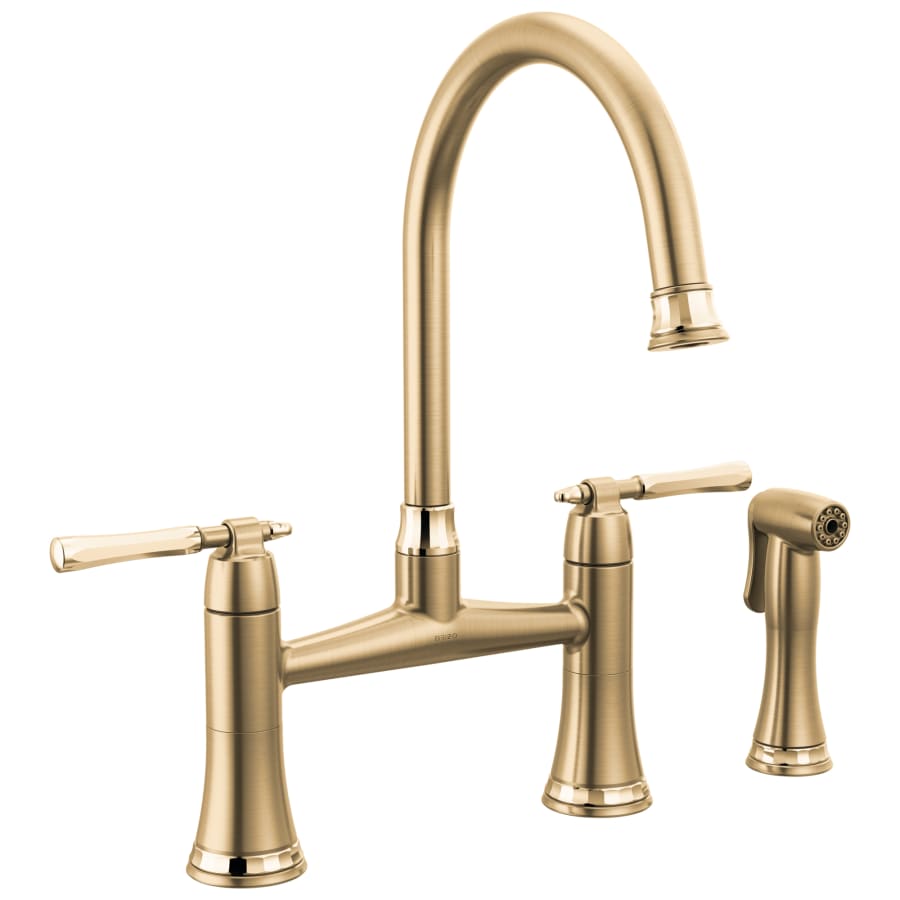 Brizo Tulham 1.8 GPM Bridge Kitchen Faucet with Side Spray