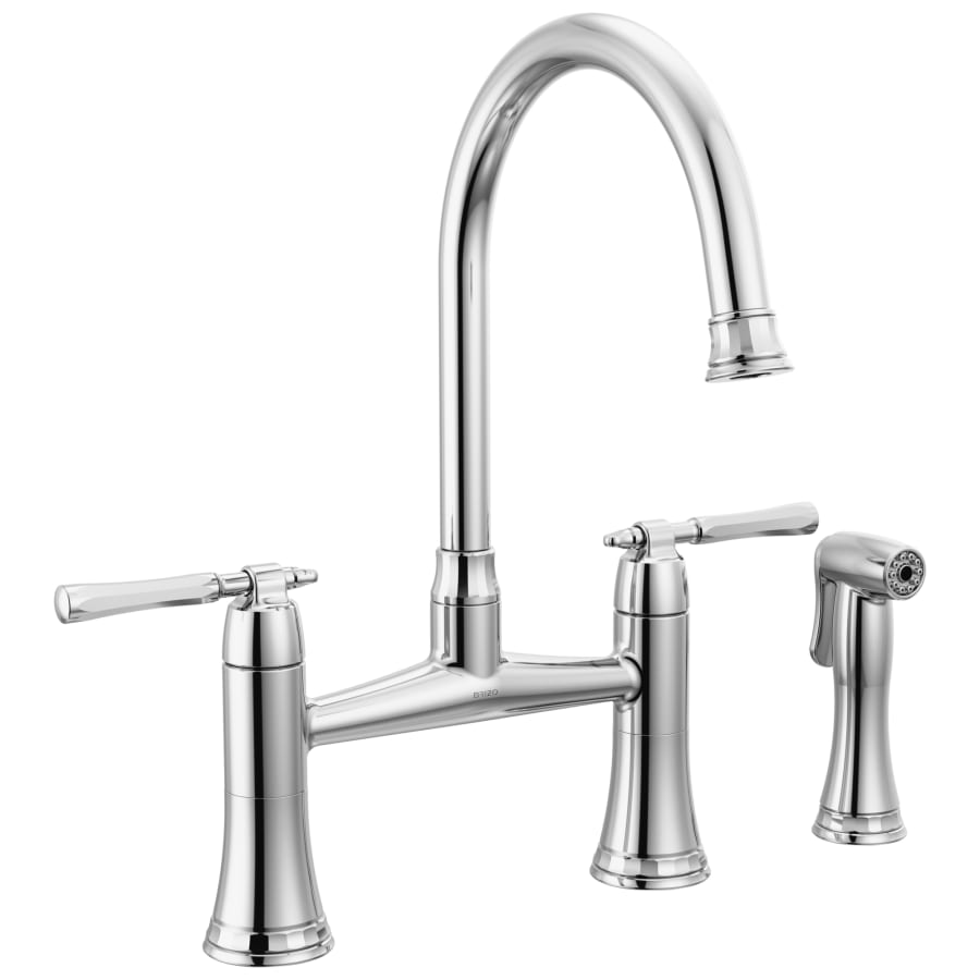 Brizo Tulham 1.8 GPM Bridge Kitchen Faucet with Side Spray