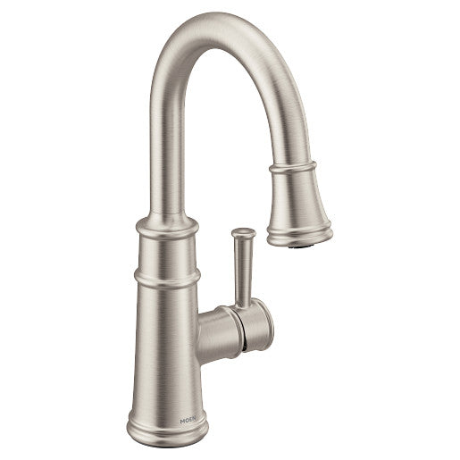 Moen Belfield 1.5 GPM Single Hole Pull Down Bar Kitchen Faucet