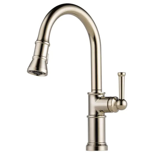 Brizo Artesso 1.8 GPM Single Hole Pull Down Kitchen Faucet with MagneDock - Limited Lifetime Warranty