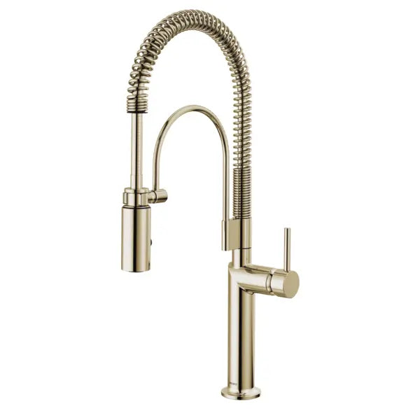 Brizo Odin 1.8 GPM Semi-Professional Kitchen Faucet with Two-function Wand - Less Handle