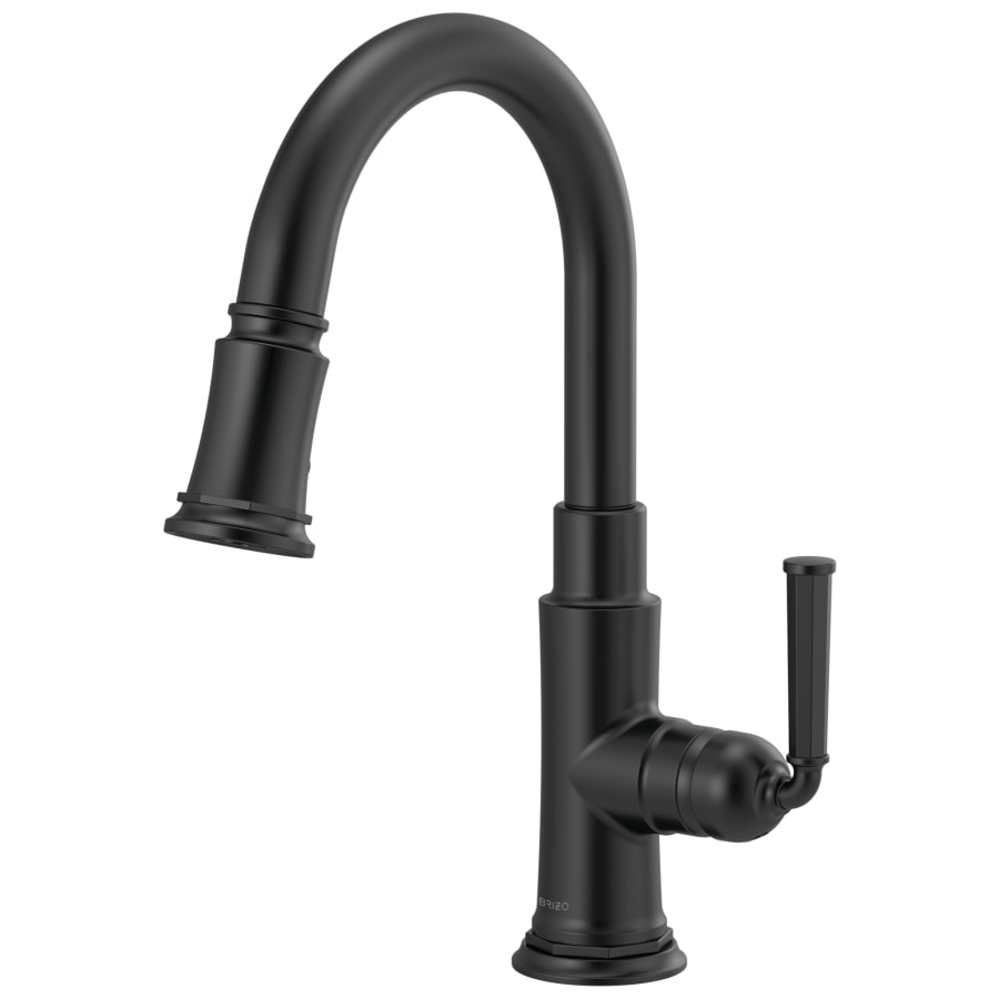 Brizo Rook 1.8 GPM Single Hole Pull Down Prep Kitchen Faucet with MagneDock - Limited Lifetime Warranty
