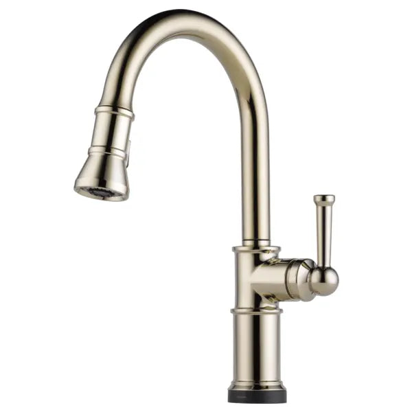 Brizo Artesso Pull-Down Kitchen Faucet with On/Off Touch Activation and Magnetic Docking Spray Head - Limited Lifetime Warranty (5 Year on Electronic Parts)