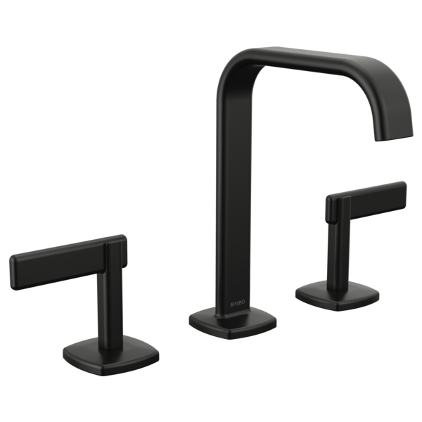 Brizo Allaria 1.2 GPM Widespread Bathroom Faucet with Square Spout - Less Handles