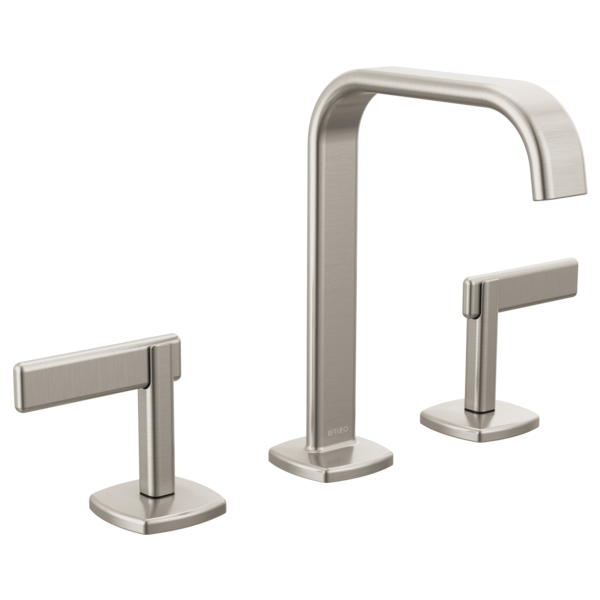 Brizo Allaria 1.2 GPM Widespread Bathroom Faucet with Square Spout - Less Handles