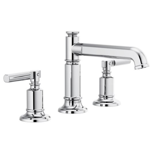 Brizo Invari 1.2 GPM Widespread Bathroom Faucet with Pop-Up Drain Assembly Less Handles - Limited Lifetime Warranty