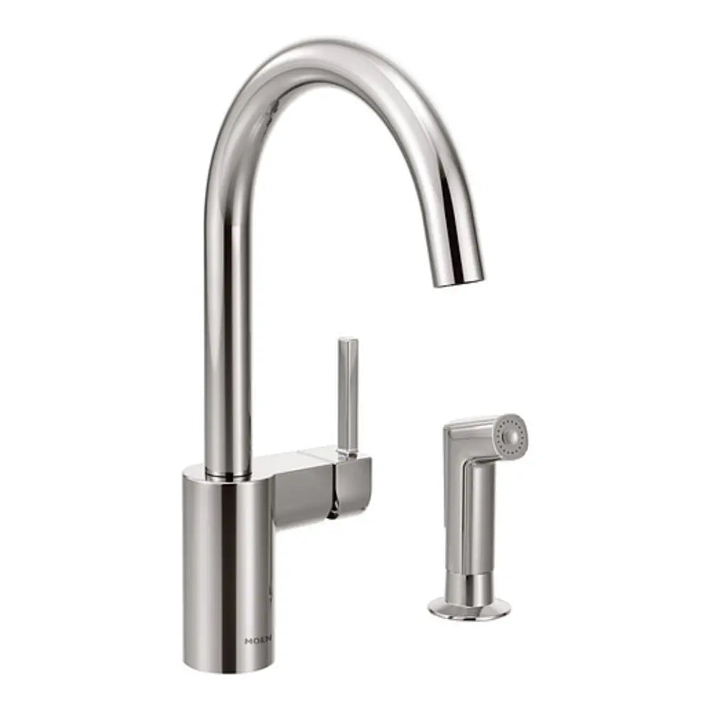 Moen Align Single Handle Kitchen Faucet with Side Spray