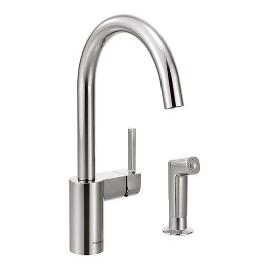 Moen Align Single Handle Kitchen Faucet with Side Spray