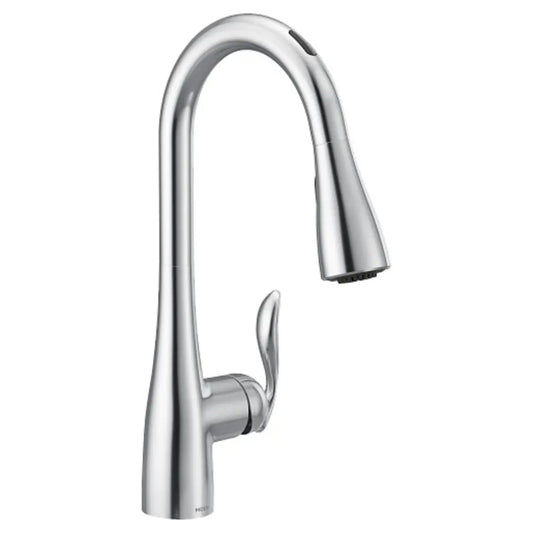 Moen Arbor Smart Faucet 1.5 GPM Single Hole Pull Down Kitchen Faucet with Voice Control