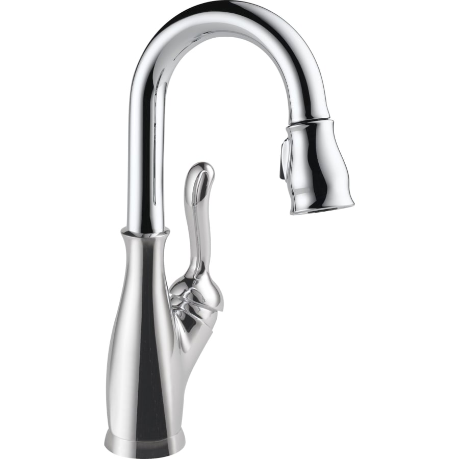 Delta Leland Pull-Down Spray Bar/Prep Faucet with Diamond Seal Technology, Touch Clean, and MagnaTite Docking Technology