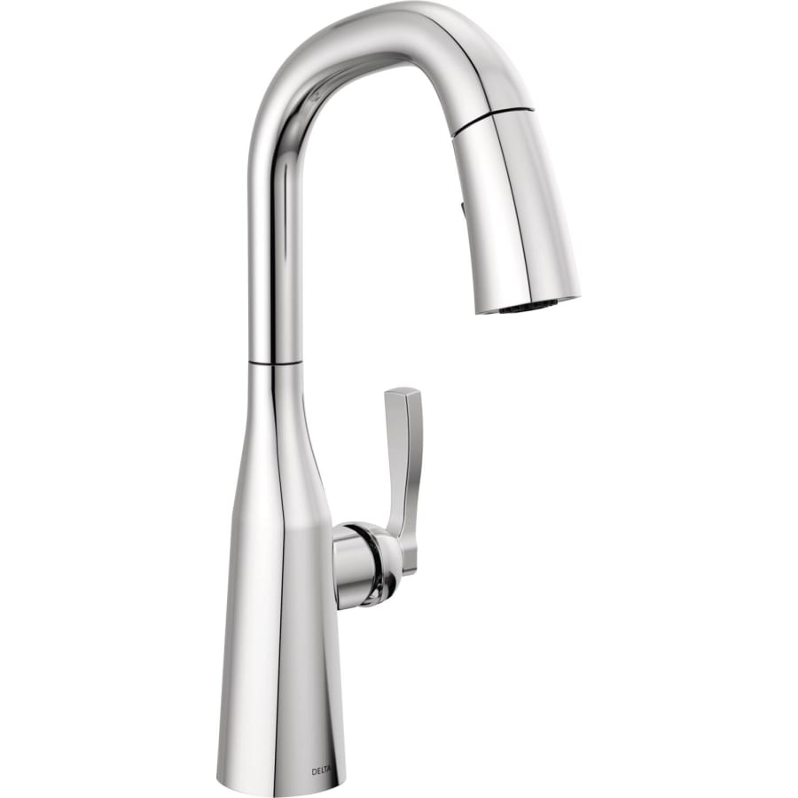Delta Stryke 1.8 GPM Pull-Down Bar/Prep Faucet with Magnetic Docking Spray Head