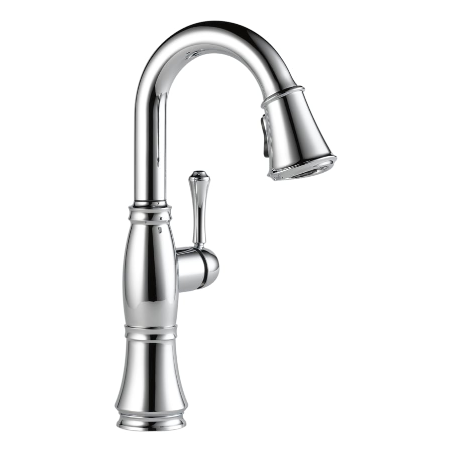 Delta Cassidy Pull-Down Bar/Prep Faucet with Magnetic Docking Spray Head - Includes Lifetime Warranty