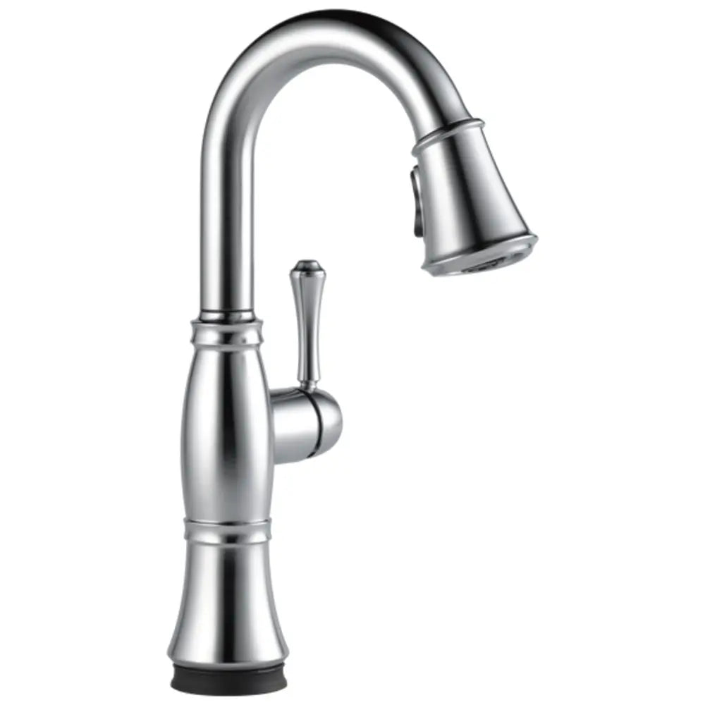 Delta Cassidy Pull-Down Bar/Prep Faucet with On/Off Touch Activation and Magnetic Docking Spray Head